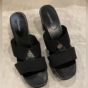 Calvin Klein wedge slides size 9.5